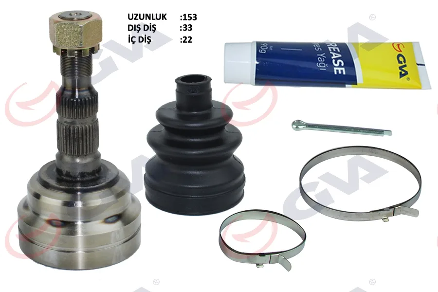 Aks Kafası Diş ASTRA G - Zafira A 1.4/1.6 16V 1998-2005 33X22X52 153.5MM