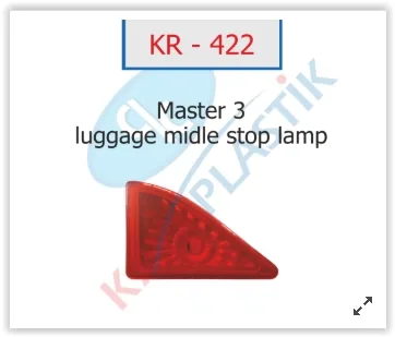 3. Stop Lambasi Renault MASTER 3 2010 Opel MOVANO B 2010