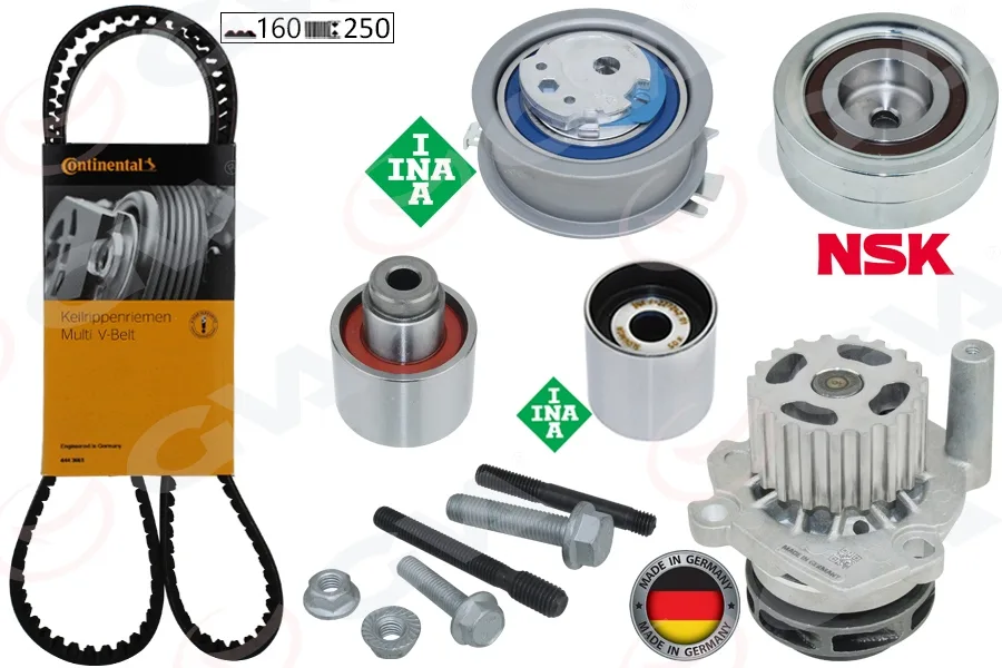 Devirdaimli Triger Seti CRAFTER - T6-A3-JETTA - CADDY - Polo - Passat 1.6-2.0 TDI Cayb / C/D - Caab / C - Ckub - CFFB - Cfwa - Caga