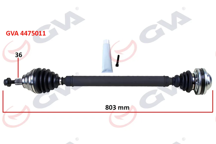 Komple Aks Sağ CADDY 3 1.9 TDI 2004-2010 BJB 803MM