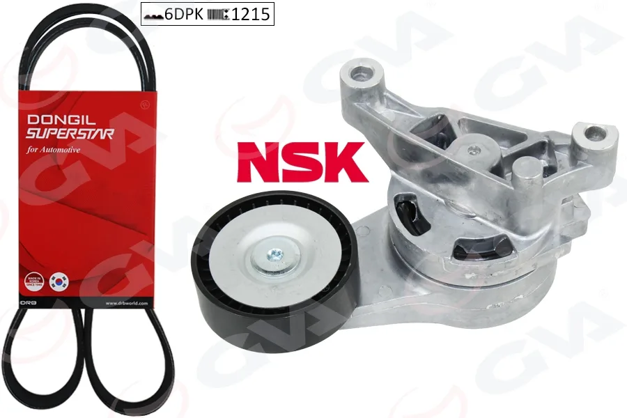 Alternatör Gergi Kiti Kütüklü CADDY 2004-2010 BJB - BLS - Golf 5 Bxe - TRANSPORTER Axb 1.9 TDI 6DPK1215