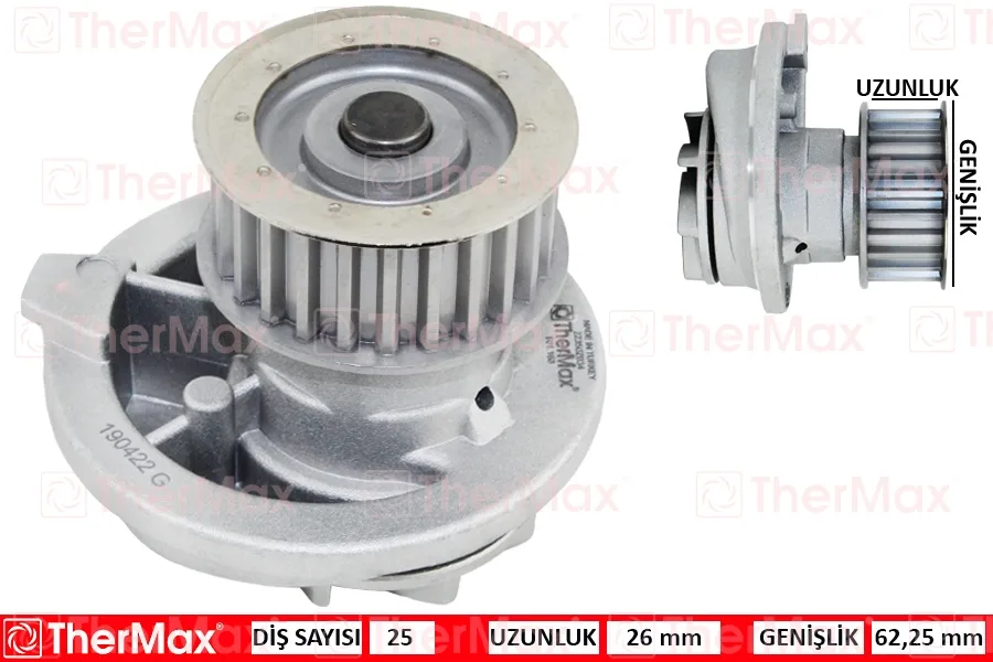 Devirdaim ASTRA F - G - Vectra A - B - Omega B - KADETT E - Calibra A 1.8İ 16V-1.7D-2.0İ 16V T 1334041
