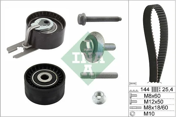 Eksantrik Gergi Kiti 144 Diş EURO4 P206-P307-C1-C2-C3-NEMO - Bipper - Fiesta 2002 1.4 HDI - Tdci