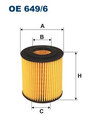 Yag Filtresi BMW N43 N45 N46 E81 E82 E87 E88 E46 E90 E91 E92 E93 E60 E61 E84 E83 E85