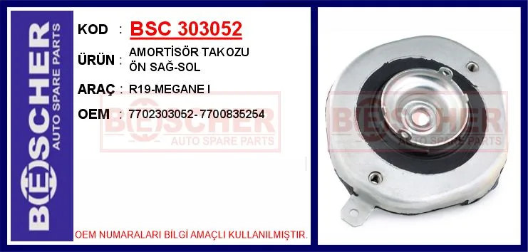 Amortisör Takozu Ön Sağ - Sol R19-Megane 1