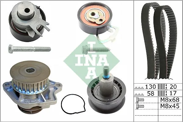 Devirdaimli Triger Seti Golf - Bora - Caddyıı - 3 - Golf 4 - Polo - Octavia 1.4-1.6 16V Afy - Afk 5PARÇA