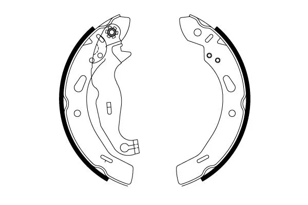 Arka Pabuç Balata Fiesta 6 1.25-1.4-1.6TDCİ 2008 Mazda 2 1.3 1.4 1.5 1.6MZR 2008 200X32