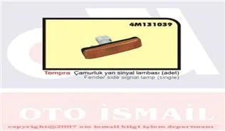 Çamurluk Yan Sinyal Lambasi Tempra
