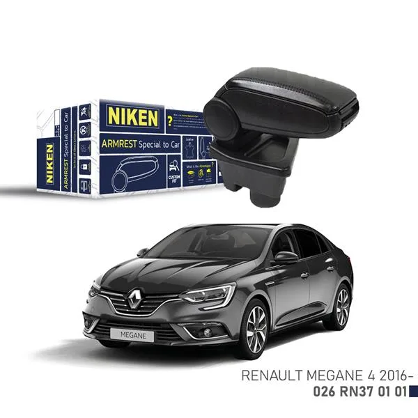 Araca Özel Kol Dayama Siyah Renault Megane 4 2016