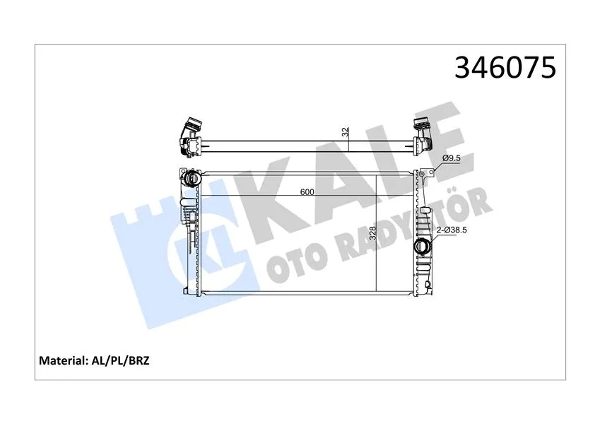 Motor Su Radyatoru BMW N47 B47 B48 N13 N20 N55 F30 F20 F32 F36 F22 F34 I3