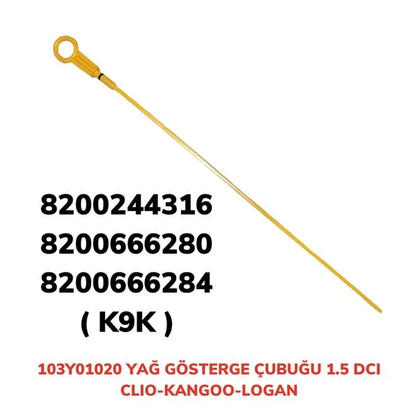 Yağ Gösterge Çubuğu Clio 1 - Kangoo 1 Kısa 1.5 DCI (5 Adet)