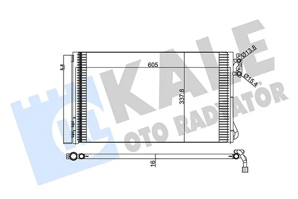 Klima Radyatoru BMW E81 E82 E87 E88 E90 E91 E92 E93 E84 E89