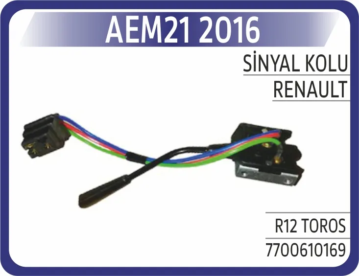 Sinyal Kolu Renault R12 TOROS Station wagon - ts - TL - TN - TX - GTS 1.4 1971-2000