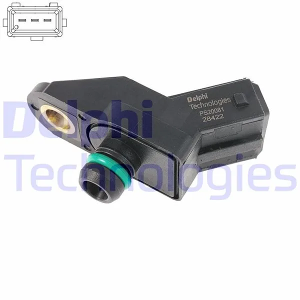 Basınç Map Sensörü P106-P206-P306-P406-P605-PARTNER - BERLINGO - Saxo - Xsara - ZX - Xantia 1.1-1.4-1.6-2.0 TU 1-TU3-TU5-XU10