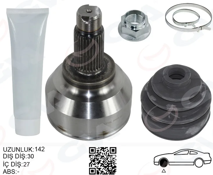 Aks Kafası Diş Sağ / Sol BMW E46 XD Xİ 142MM