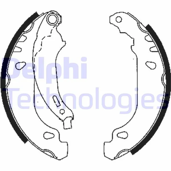 Arka Pabuç Balata Clio 2 1998-2005 Symbol 2 2008 Logan 2004-2011 Sandero 2008-2011 180X40