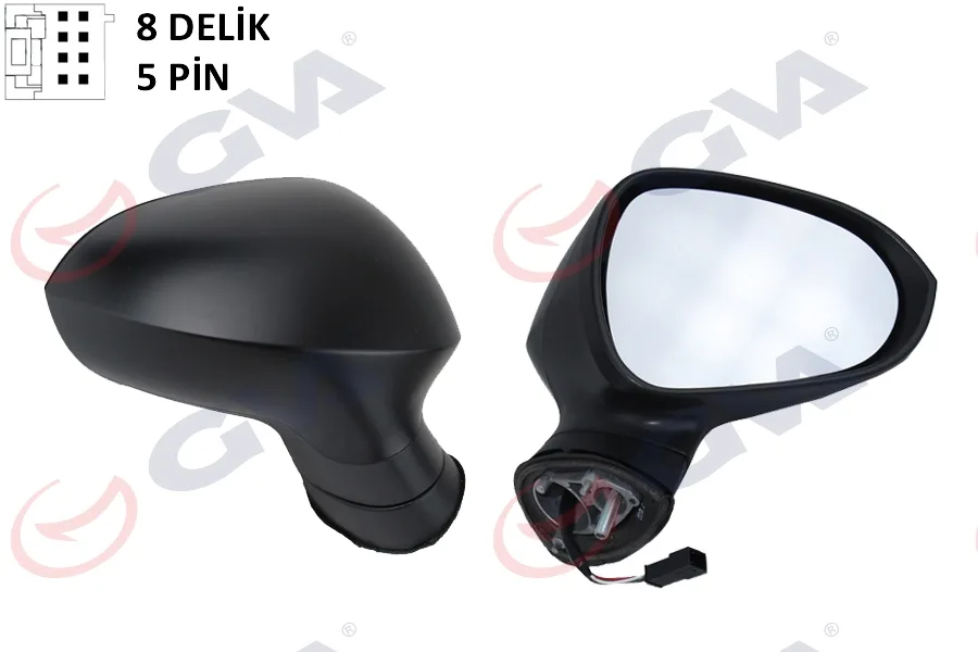 Diş Dikiz Aynası Sağ Ibiza 2008 Elektrikli Isıtmalı Konveks 5 Fiş VM-364EHPR 5 Fiş VM-364EHPR