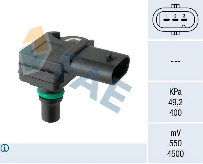 Basınç Sensörü BMW F10 F20 F30 E87 E90 F07 G30 F01 F48 F39 E83 F25 G01 E70 F15 G06 G07 F33 F46 . Mini R55 R56 R57 R58 R59 R60 . Toyota COROLLA Auris Verso 1.6 D4D 2015