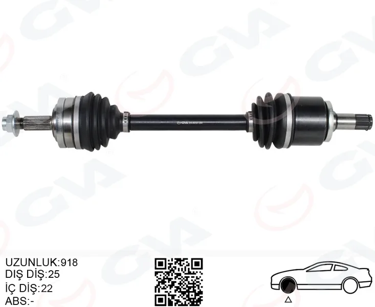 Komple Aks Sol Lada Samara 1500 6 Bilyalı Tip 1986-1994 22X24X596MM 21100-2215011