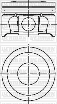 Motor Piston Segman STD P307-P206-PARTNER - BERLINGO - C3-C4 1.6 16V TU5JP4 78.5MM (4 Adet)