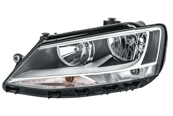 Far Sol Motoru Uzerınde Siyah Jetta 4 2011