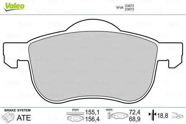 Ön Balata Volvo S60 2000-2010 S80 1998-2006 V70 1997-2007 XC70 2000-2007 S70 1997-2000