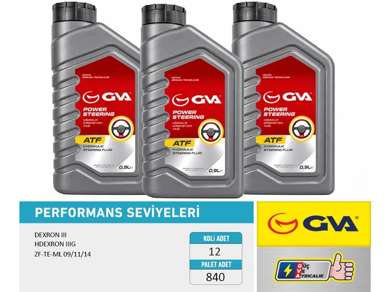 Hidrolik Direksiyon Yağı Atf 900 ML. Platınum Kırmızı (12 Adet)