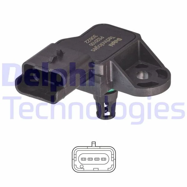 Emme Manifold Basınç Map Sensörü P207-P308-P5008-PARTNER - BERLINGO - C3-C4-DS3 1.4-1.6 16V Vti