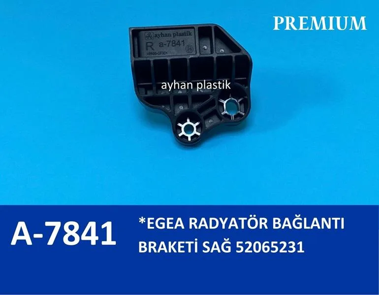 Radyatör Bağlantı Braketi Sağ Egea 21.5 X 19 CM Poşet (2 Adet)