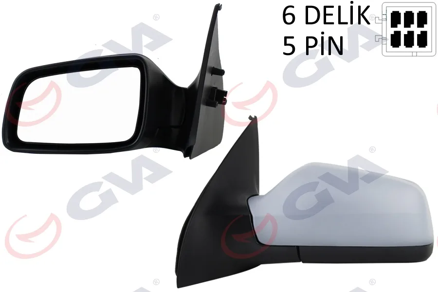 Diş Dikiz Aynası Sol ASTRA G 1998 Elektrikli Isıtmalı Astarlı Asferik 5 Fiş VM-168EHPAL