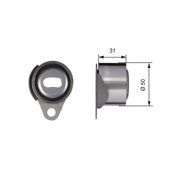 Eksantrik Gergi Rulmani Küçük Clio - Espace - Kangoo - Laguna - Megane - MASTER - R9-R11-R19-R21 1.7-1.8 1.9 Dti -2.0