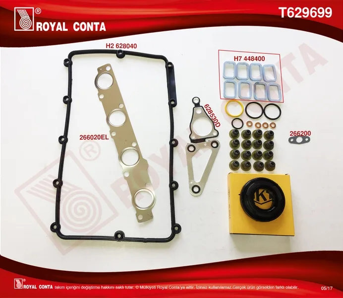 Üst Takım Conta SKT Keç. Subp.Lastik SKC Siz TRANSIT V348 2011-2014 V363 2014 Ranger 2012 2.2TDCI 155PS EURO5 A.Ceker