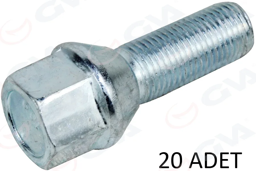 Bijon Civatası Galvaniz Fiat DOBLO Y.M Egea Citroen - Peugeot - Opel - Ford AA17-M12X1.25X28 Paket Ade T : 20 (20 Adet)