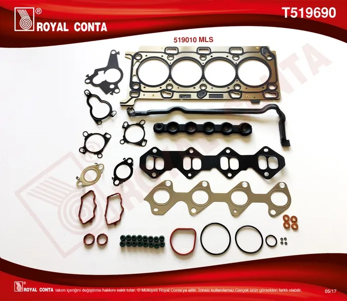 Üst Takım Conta Logan 2 - 3 150 HP - TRAFIC 2 90/115 HP 2.0 DCI M9R Motor Reınz Subap Lastikli