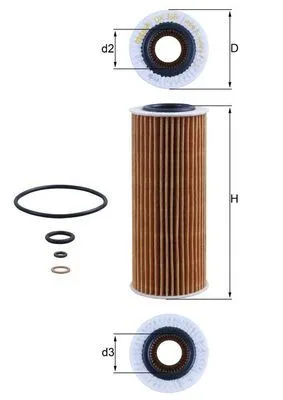 Yag Filtresi BMW M47 E87 E46 E90 E91 E60 E61 E65 E83