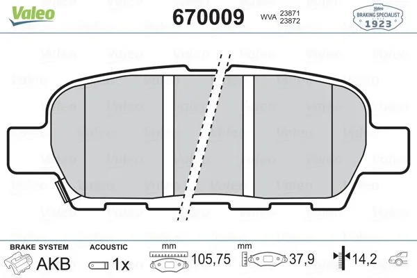 Arka Fren Balata Nissan Qashqai 1.5L 1.6L 2.0L K9K M9R HR16DE MR20DE J10 2006-2013 X - Trail 2.0L QR20DE T30 2001-2007 2.5L QR25DE T30 2001 2.2L YD22DDTİ T30 2001 / Murano 3.5L Z51 4X4 DCİ 2008 / Infiniti FX