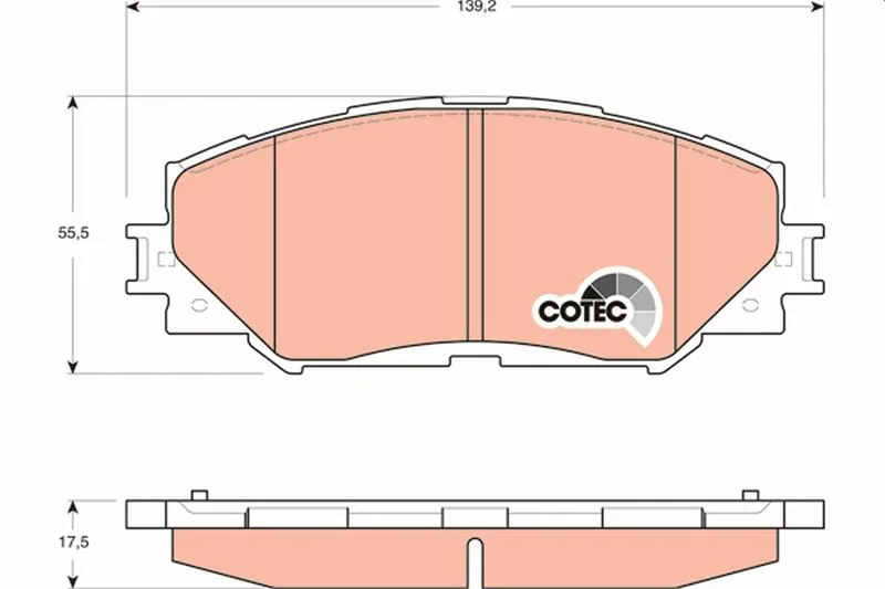 Ön Fren Balata Toyota Auris. COROLLA 1.6L 1ZR - FE ZRE151 2007-2011 1.33L 1NR - FE NRE150 6 Vites 2010-2012