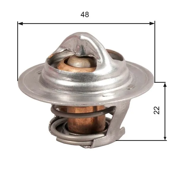 Termostat 92C Corsa A - B - ASTRA F - G - Vectra A - B - Ascona C - KADETT E - Cıelo - Lanos