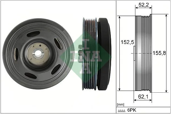 Krank Kasnağı Renault Megane 4 2015 Captur 2 2020 Grand SC Nic 4 2018-2023 Kangoo 3 2023 Koleos 2 2020 Talisman 2021 Nissan Qashqai 3 J12 2021 1.3TCE H5H