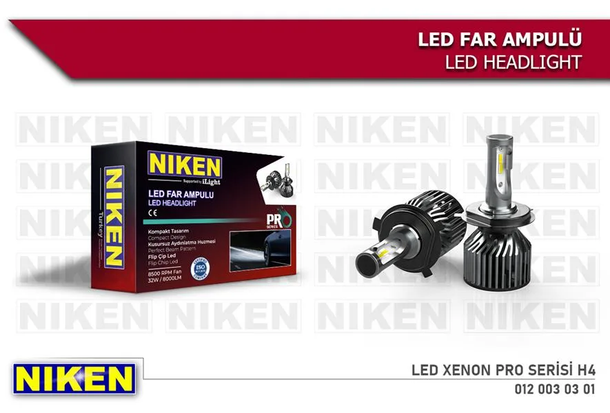 Ampül LED Xenon PRO Serisi H4
