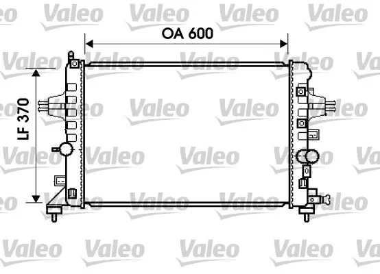 Radyatör ASTRA H - Zafira 1.6-1.8 Ac Klimasız Mek 600X368X18